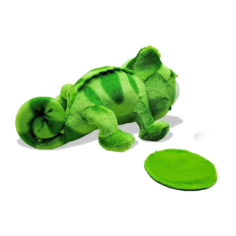 FanzyMarket Pascal Rapunzel chameleon plush doll, 15 cm, green stuffed animal toy for kids, soft and cuddly shoulder plush toy.