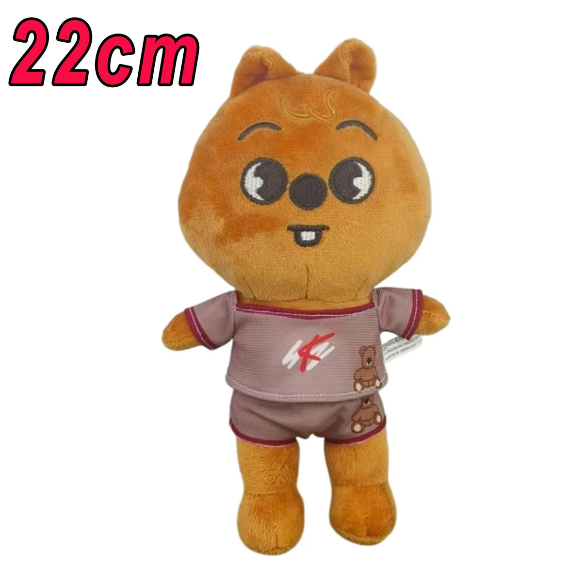 FanzyMarket Kawaii plush stuffed animal, 23 cm cute cartoon baby and maternity toy, ideal for room decor and gifting