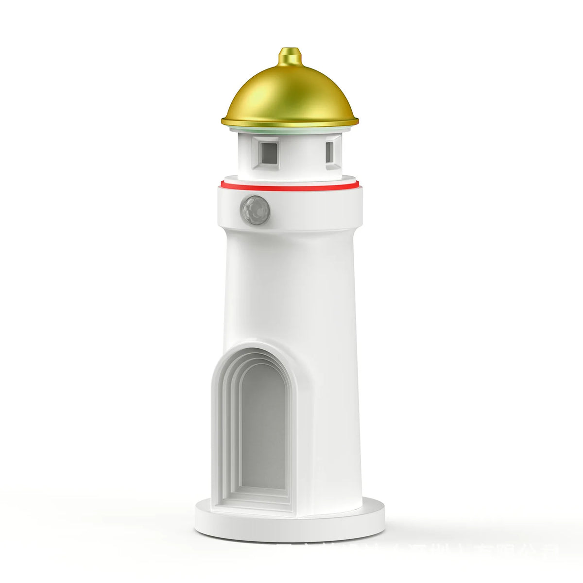 FanzyMarket moon projection night light lighthouse lamp with Bluetooth speaker, remote, and motion sensor for ambient bedroom lighting
