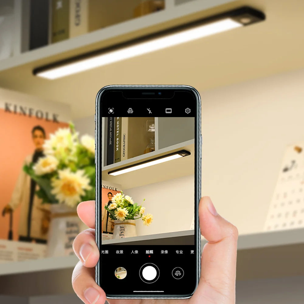USB Rechargeable LED Motion Sensor Bar Light