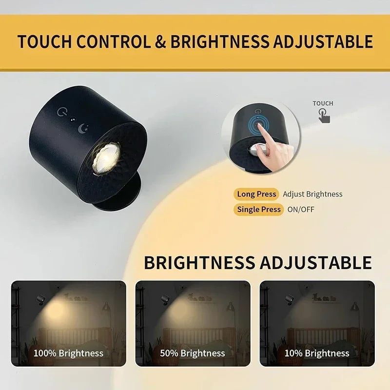 LED Double-Head Wall Lamp — lamps & night lights