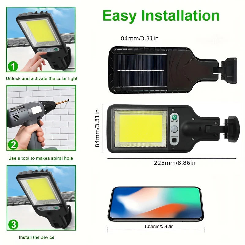 3 Modes, Remote Control, IP65 Waterproof, 1500LM 1200mAh
