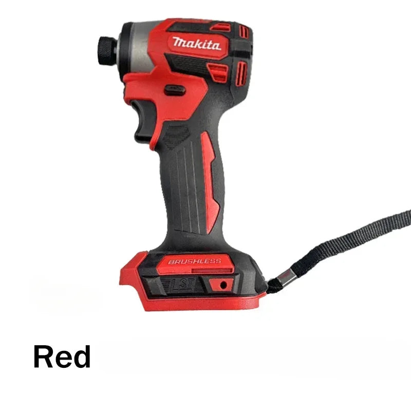 FanzyMarket 18V cordless brushless impact driver with 180 N·m torque, electric drill and screwdriver for wood and bolt driving.