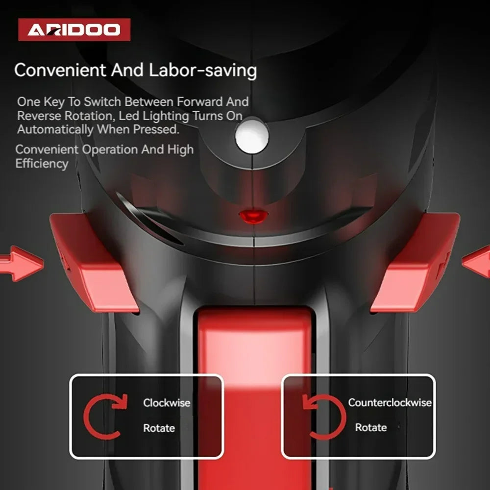 FanzyMarket compact rechargeable cordless screwdriver with 4.2V, 6 N·m torque, 1300mAh battery, and 250 RPM for DIY repairs.