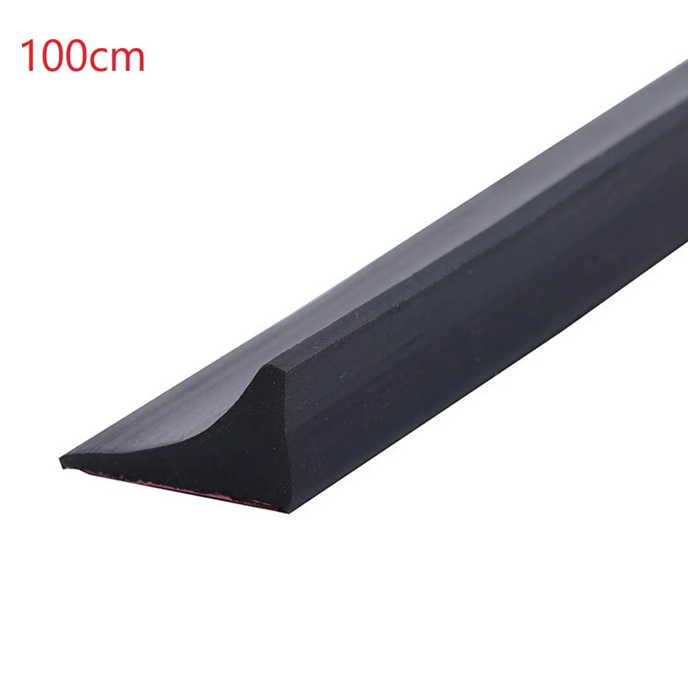 FanzyMarket silicone water barrier strip for shower and kitchen, transparent, grey, black, or white, available in various lengths.