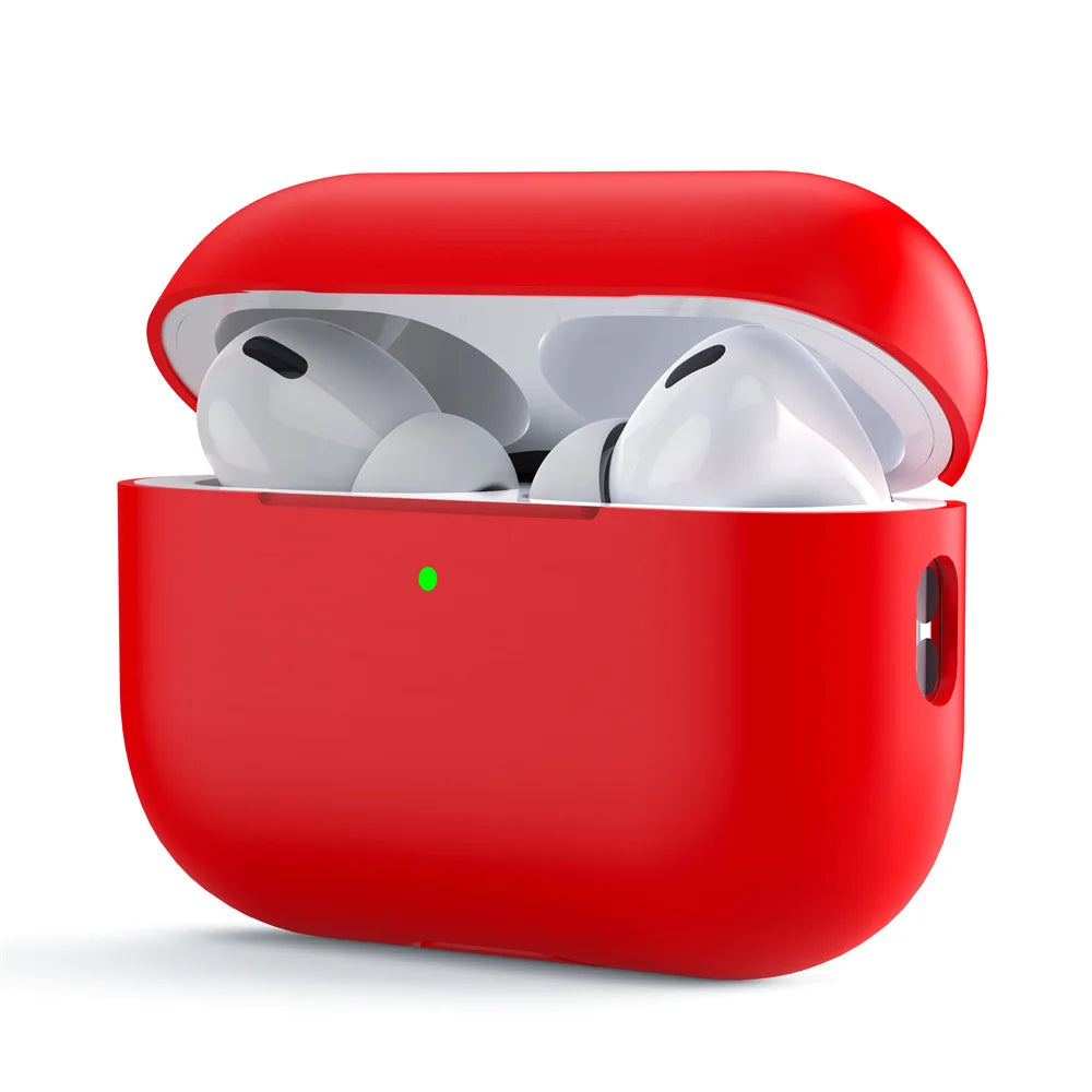 FanzyMarket ultra-thin silicone earbud case for true wireless earbuds, lightweight, anti-slip protective charging cover.