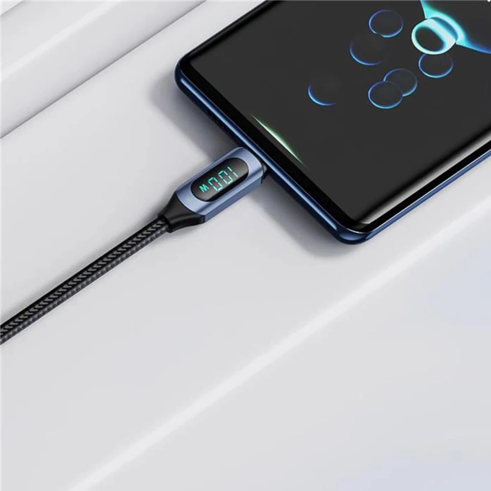 FanzyMarket 100W USB-C to USB-C PD fast charging cable, 1m or 2m, with high-speed data transfer and DisplayPort video support.