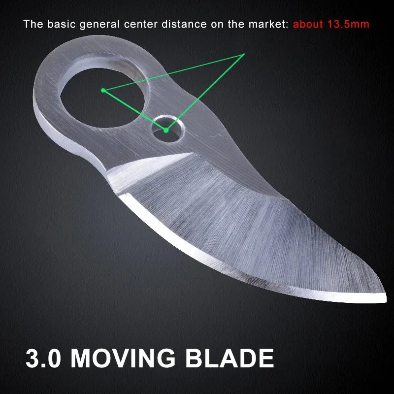 FanzyMarket 30mm replacement blade for electric pruning shears, SK5 steel sharp cutting blade for branches, bonsai, and fruit trees.