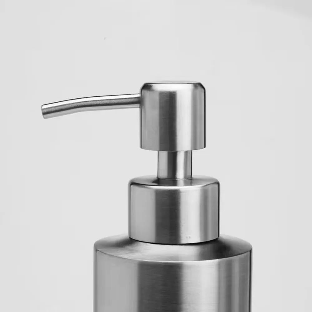 FanzyMarket 304 stainless steel soap pump head replacement for 28/400 foam soap and shampoo dispensers in bathroom and kitchen.