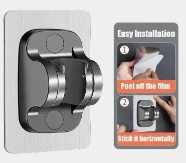 FanzyMarket 5-mode high-pressure handheld shower head with water-saving silicone nozzles, G1/2 universal fit for bathroom plumbing.