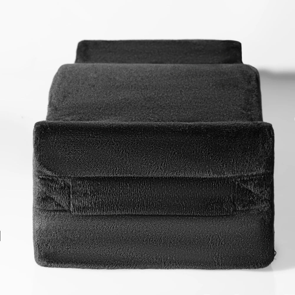 FanzyMarket black BBL seat cushion with memory foam for tailbone relief, lumbar support, and hip lift.