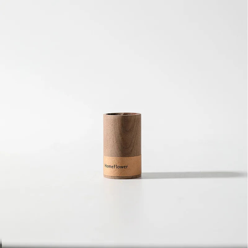 FanzyMarket black walnut essential oil diffuser for home aroma, sleep, and stress relief, showcasing sleek design and natural wood finish.
