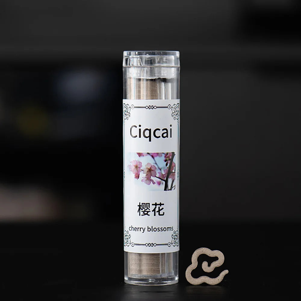 FanzyMarket shaped mini incense tubes in jasmine, lavender, and sandalwood, perfect for yoga, meditation, and home fragrance.