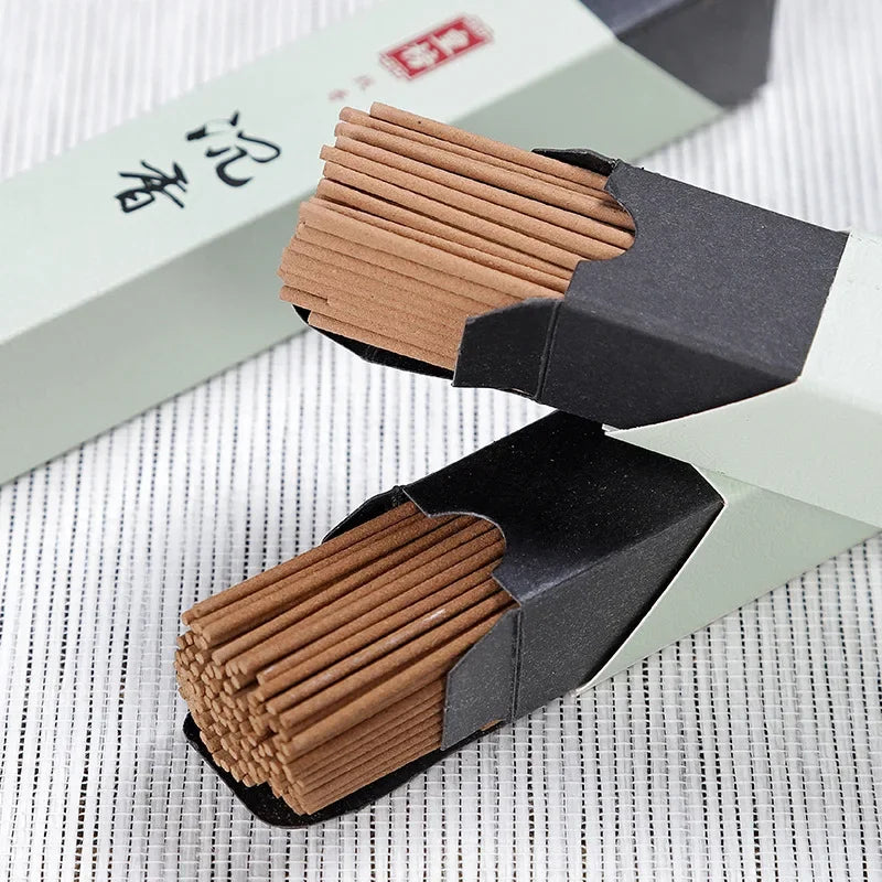 120-pack natural sandalwood incense sticks by FanzyMarket for aromatherapy, yoga, meditation, and home fragrance.