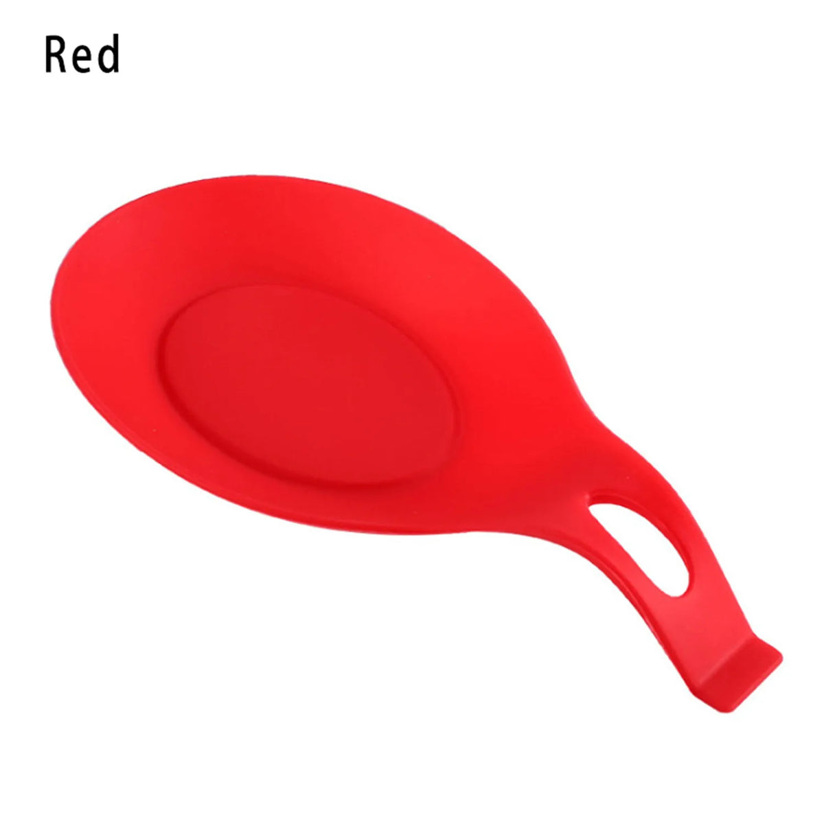 FanzyMarket heat-resistant silicone spoon rest and spatula holder, 19x10 cm, kitchen utensil organizer and chopstick tray.