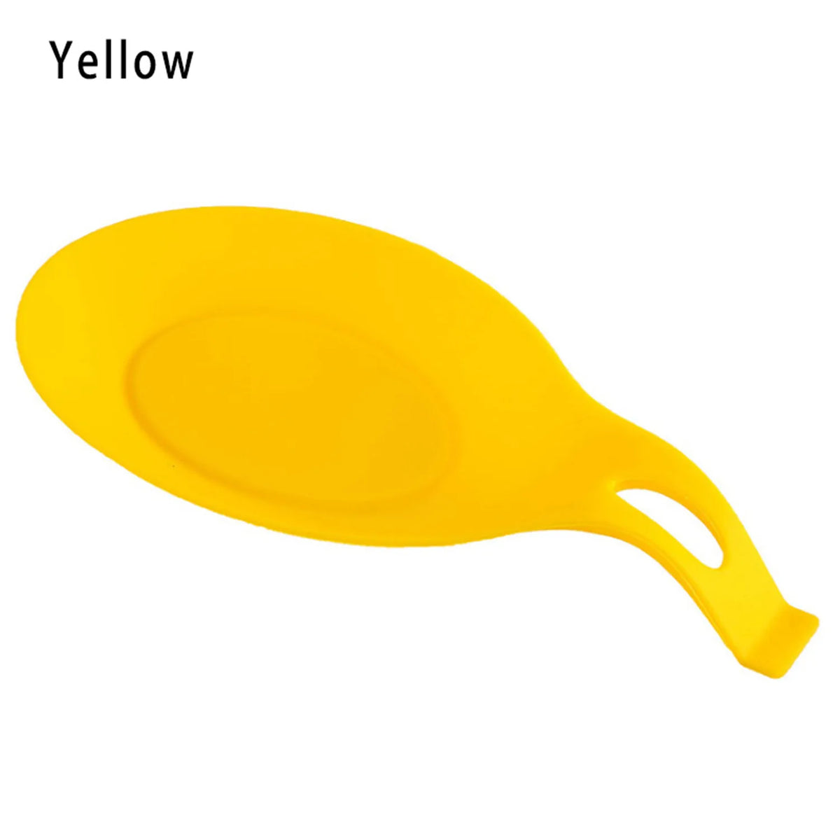 FanzyMarket heat-resistant silicone spoon rest and spatula holder, 19x10 cm, kitchen utensil organizer and chopstick tray.