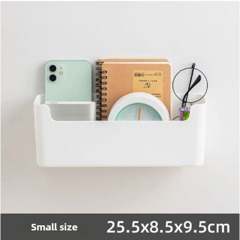 FanzyMarket non-perforated cling film and foil rack, inside cabinet door organizer with spice shelf and dish drying holder for kitchen.