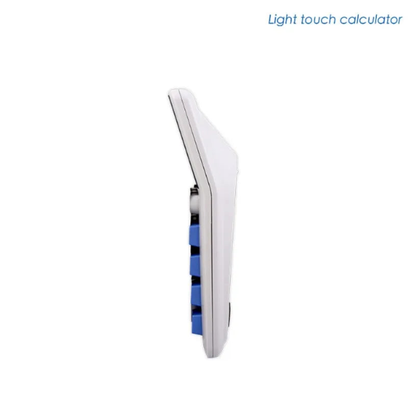 FanzyMarket solar-powered 12-digit ABS calculator with dual power, ideal for office and student financial calculations.