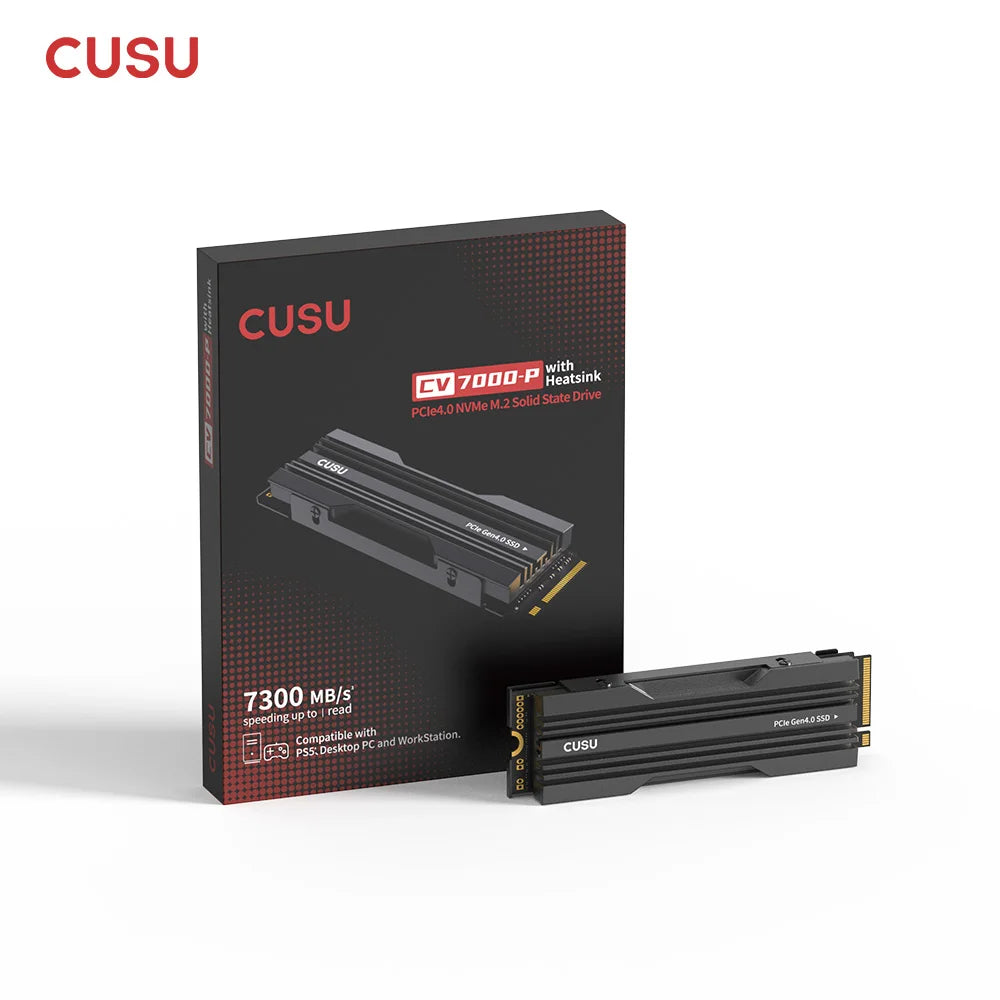 M.2 NVMe PCIe 4.0 SSD 512GB 1TB 2TB 4TB M.2 2280 High-Speed Internal Drive for PS5, Desktop & Laptop