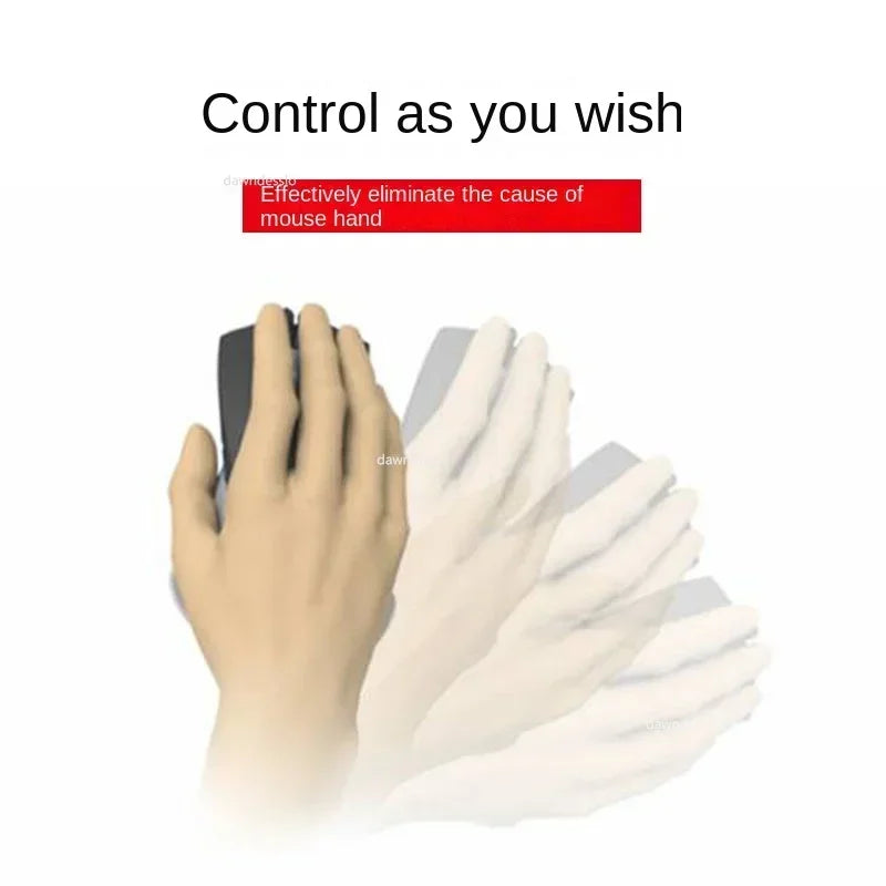 FanzyMarket ergonomic silicone gel wrist rest mouse pad with non-slip support, purple, ideal for office and gaming use.