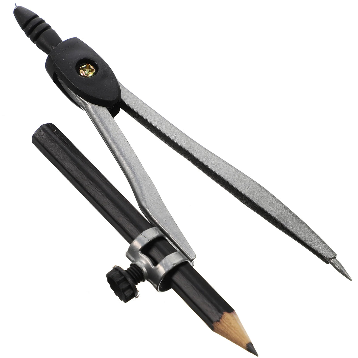 FanzyMarket metal drafting compass with pencil and case, ideal for geometry drawing, students, and artists.
