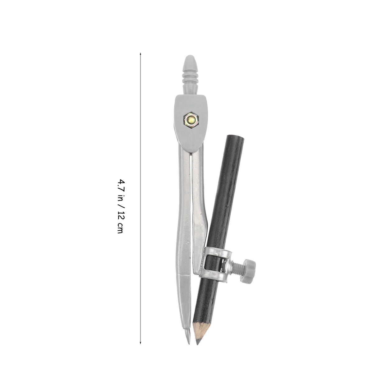 FanzyMarket precision metal drafting compass with pencil and case, ideal for geometry drawing, students, and artists.