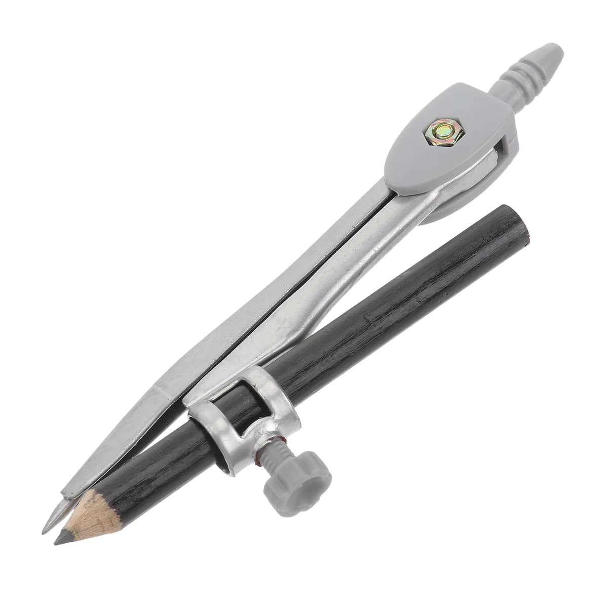 FanzyMarket precision metal drafting compass with pencil and case, ideal for geometry drawing, students, and artists.