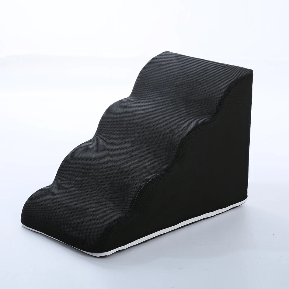 FanzyMarket 2/3/4-step pet ramp for dogs and cats with non-slip surface and removable design, ideal for sofa beds.