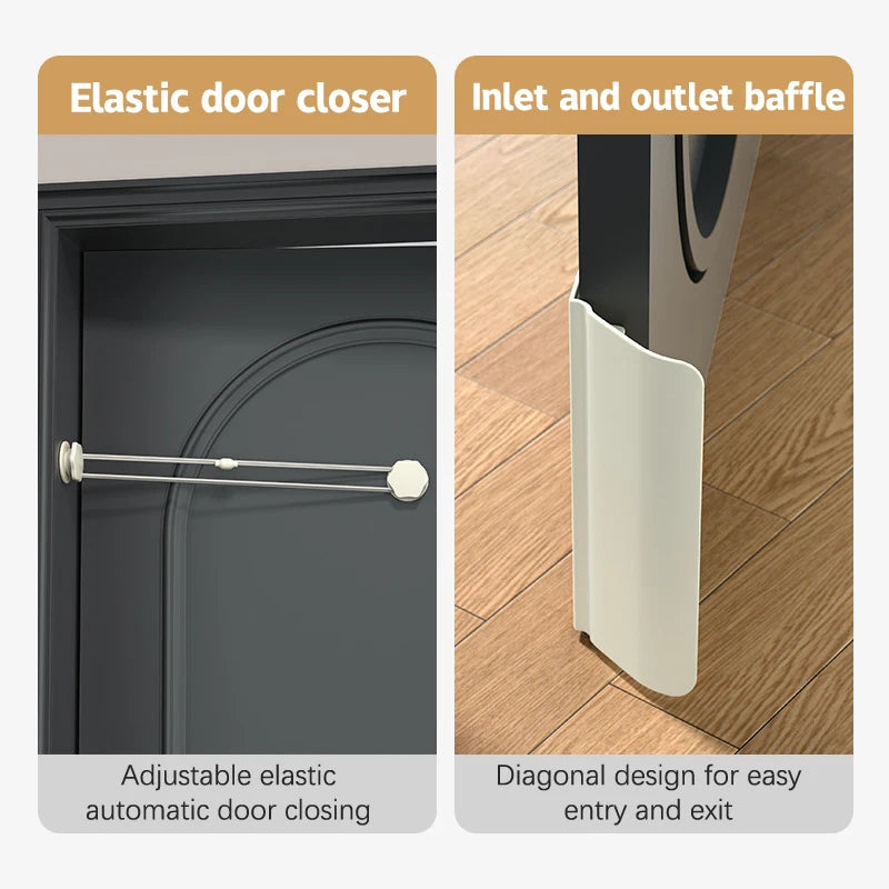 FanzyMarket automatic lockable pet door opener for cats and small pets, no-drill installation, removable, easy to use pet supplies.