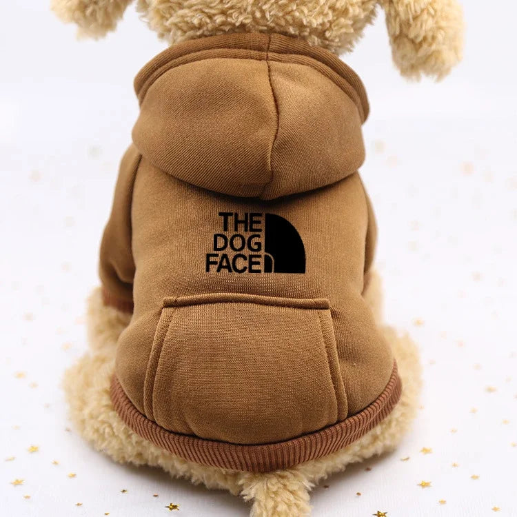 FanzyMarket autumn winter cowboy pocket pet sweater for dogs and cats, windproof and stylish two-leg pet jacket.