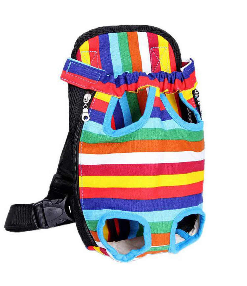 FanzyMarket breathable camouflage mesh dog carrier backpack for small dogs up to 22 lb, adjustable pet backpack for comfort.