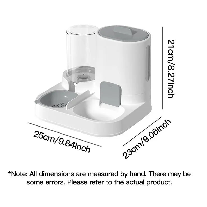 FanzyMarket 1-pack automatic gravity-fed cat water dispenser and feeder, spill-proof, large capacity, green, one-piece design for pet supplies.