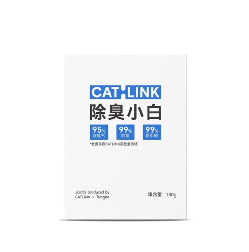 FanzyMarket cat litter deodorizing gel and disposable bag for small self-cleaning litter boxes, white pet grooming and hygiene supplies.