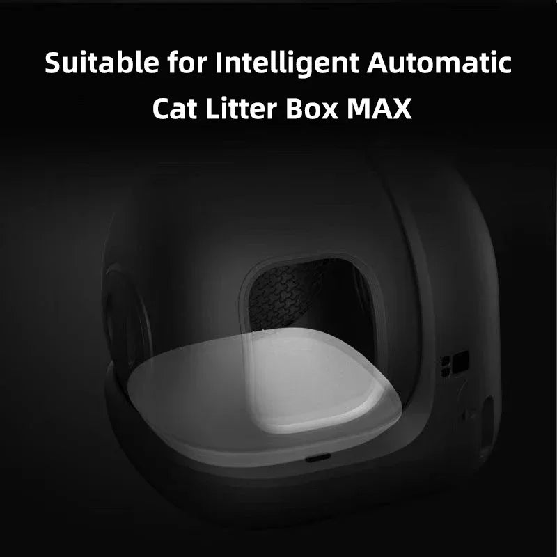FanzyMarket waterproof, scratch-resistant detachable cat litter mat for automatic litter boxes, non-stick pet toilet mat.