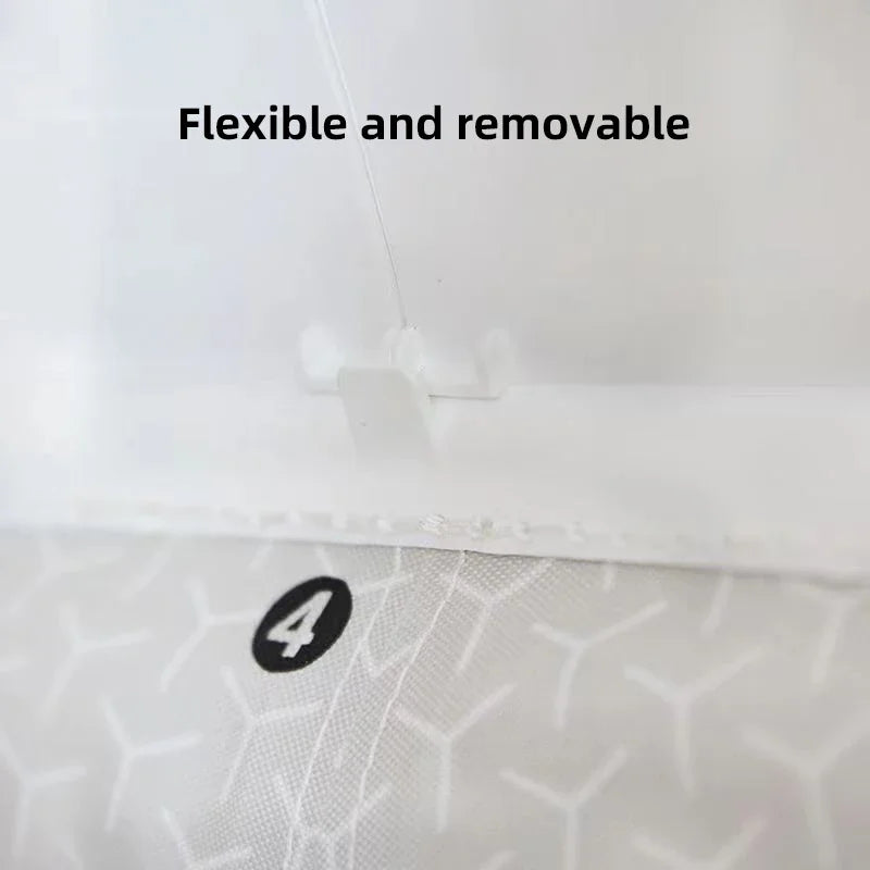 FanzyMarket waterproof, scratch-resistant detachable cat litter mat for automatic litter boxes with non-stick surface.
