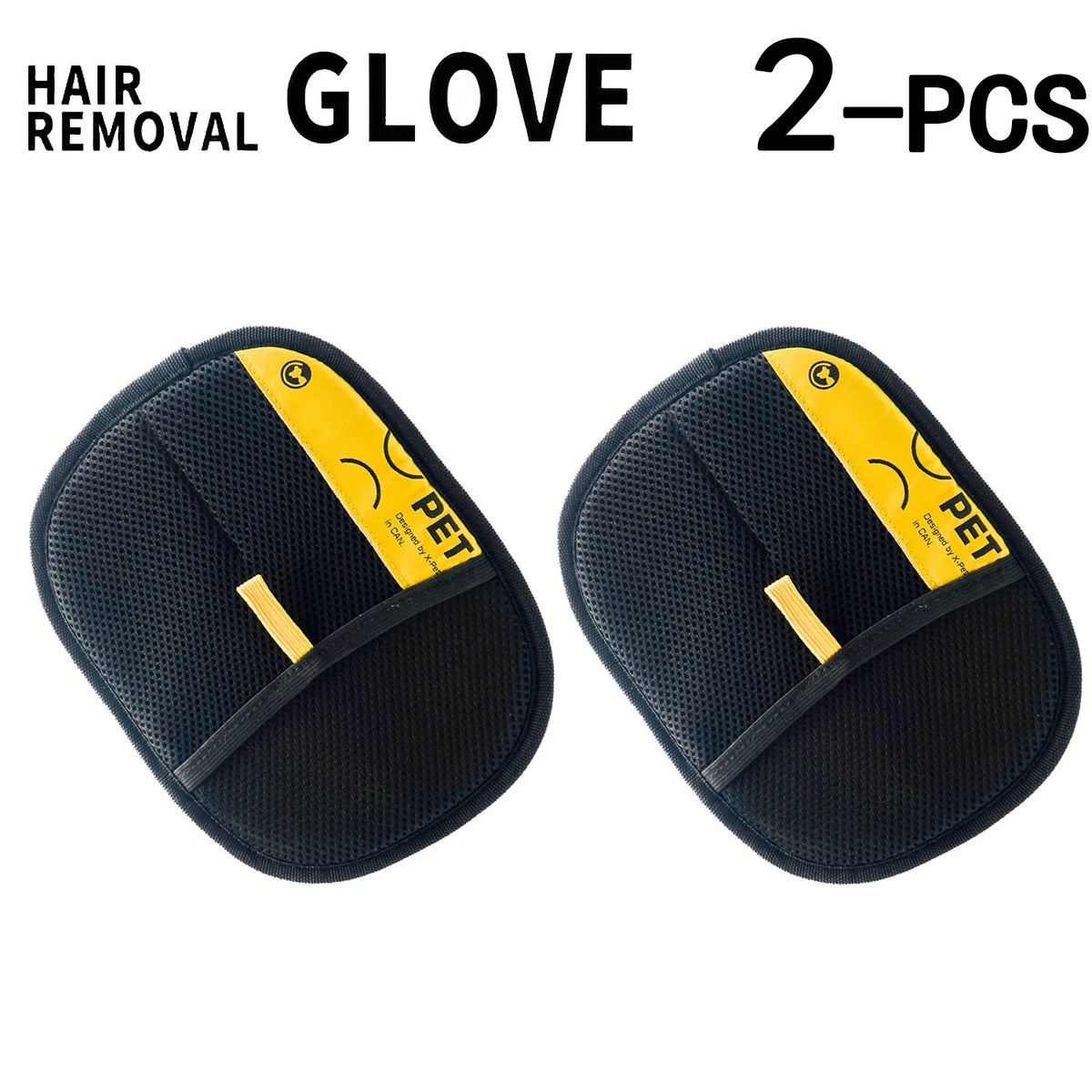 FanzyMarket pet hair remover gloves with electrostatic, washable design, for grooming cats and dogs, includes 2-in-1 lint roller.