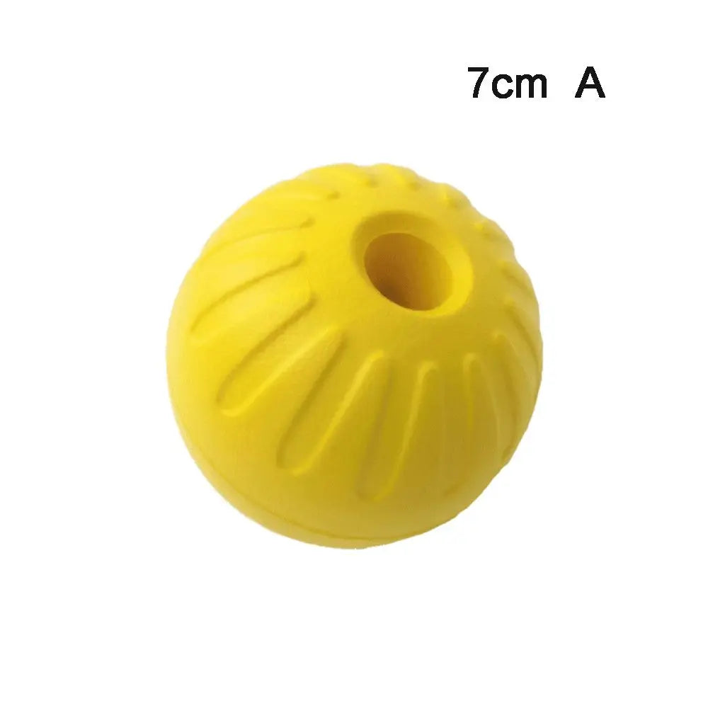 FanzyMarket indestructible EVA dog and cat chew ball, fetch toy, 7 cm and 9 cm, durable pet toy for training and play