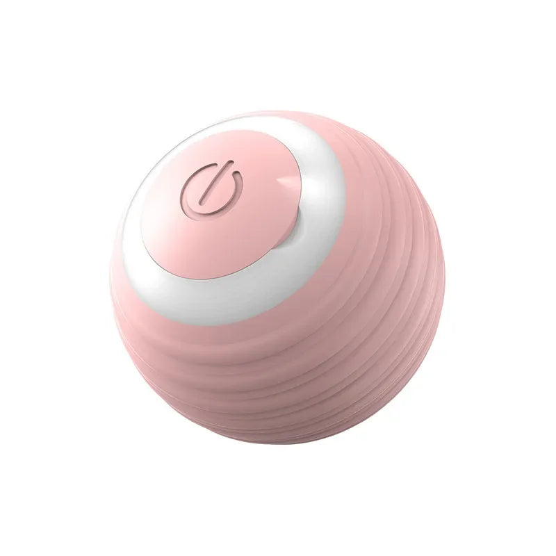 Rechargeable self-moving rolling ball cat toy by FanzyMarket, interactive indoor pet toy for kittens and cats.