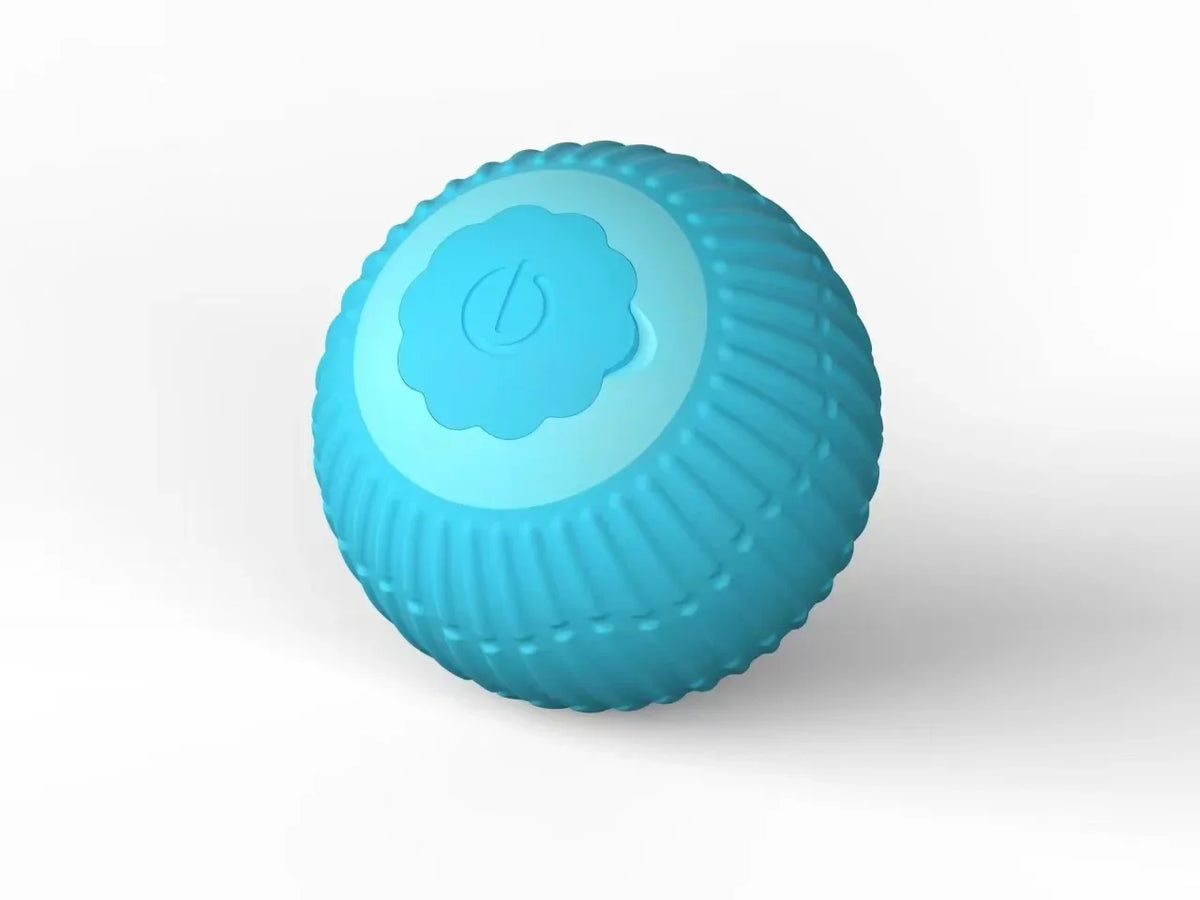 FanzyMarket rechargeable self-moving rolling ball cat toy for kittens and cats, designed for interactive indoor play.