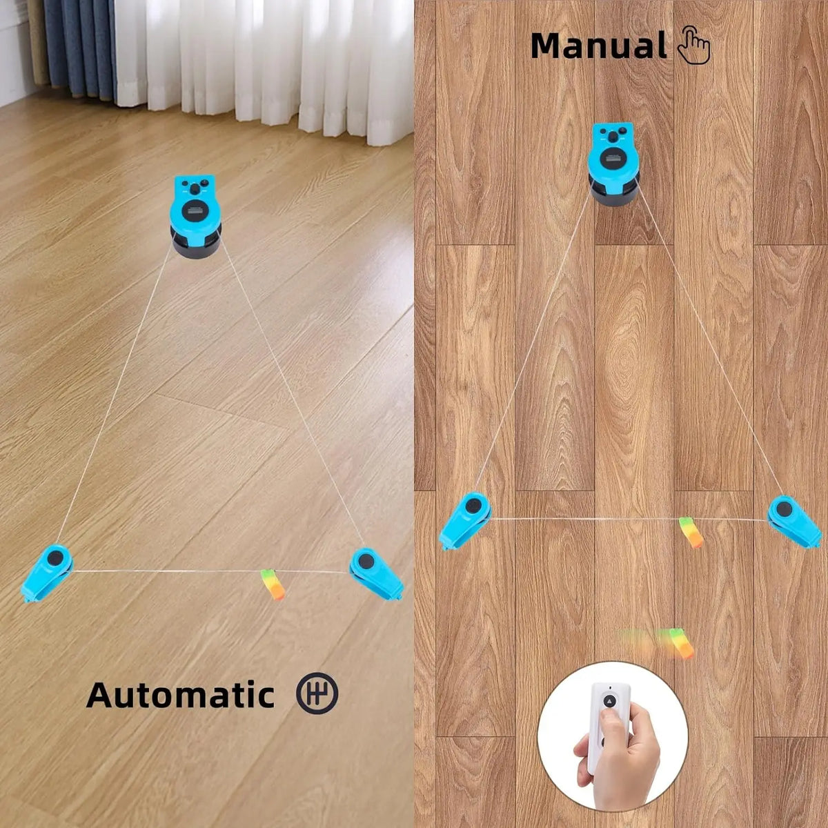 Blue FanzyMarket interactive cat wheel treadmill with adjustable speed, remote, and simulated hunting toy for indoor exercise and fun.