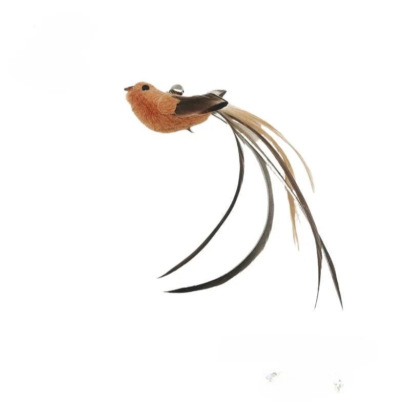 FanzyMarket interactive feather cat toy for play and exercise, featuring a feather teaser to engage cats in fun, active hunting behavior.