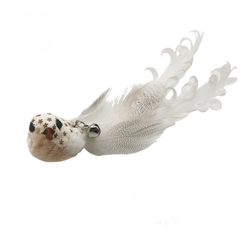 FanzyMarket interactive feather cat toy, a feather teaser for playful cats to promote exercise and fun.