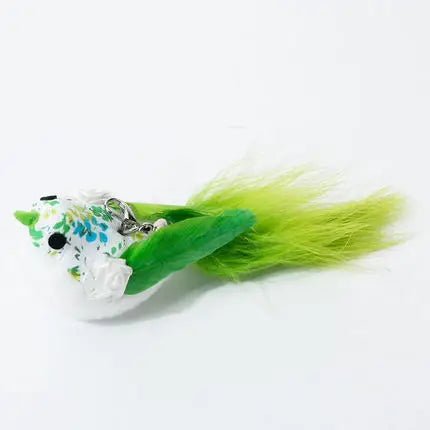 Interactive feather cat toy by FanzyMarket, feather teaser for play and exercise, designed to entertain cats and encourage active play.