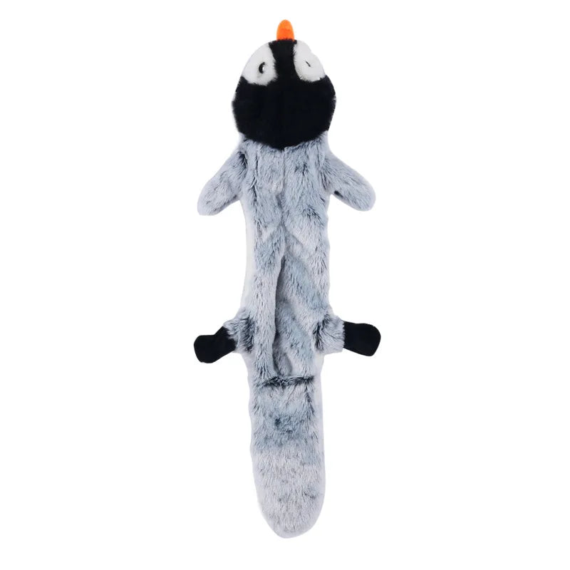 FanzyMarket plush dinosaur chew toy for dogs and cats, interactive fleece material, small size, suitable for pets to chew and play.