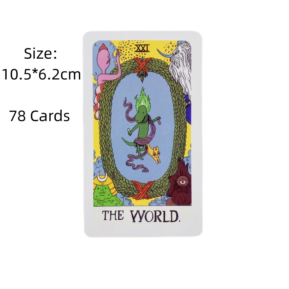 FanzyMarket 78-card Tarot Oracle Deck featuring English Visions divination cards for readings and game play.