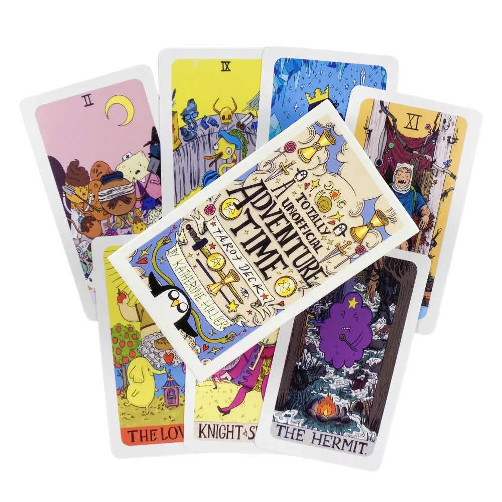 FanzyMarket 78-card Tarot Oracle Deck featuring English Visions divination cards for readings and card games.