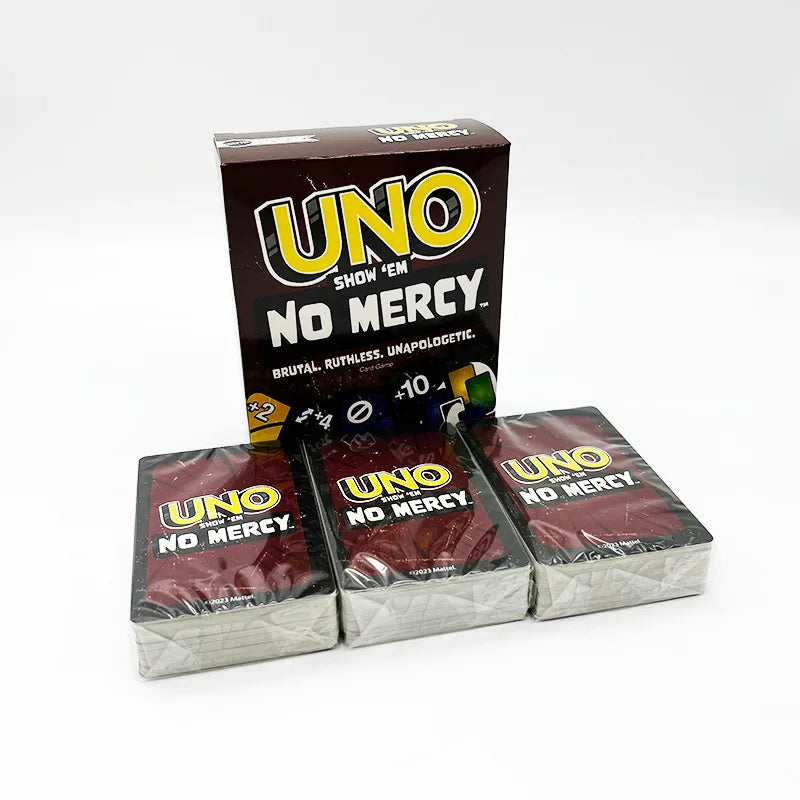 FanzyMarket No Mercy Card Game for family, teens, and adults, a fun tabletop card game perfect for birthdays and holidays.