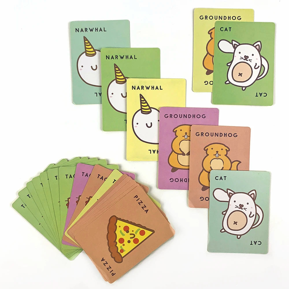 FanzyMarket cute party card game for 3-8 players, multiplayer interactive game for ages 14+, ideal for quick fun.