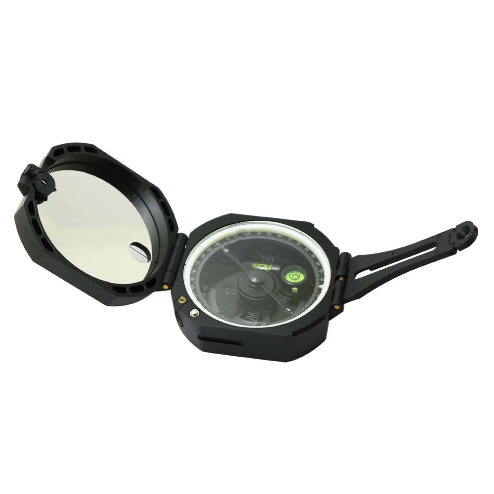 FanzyMarket high-accuracy geological field compass with inclinometer for orienteering and outdoor survival activities.