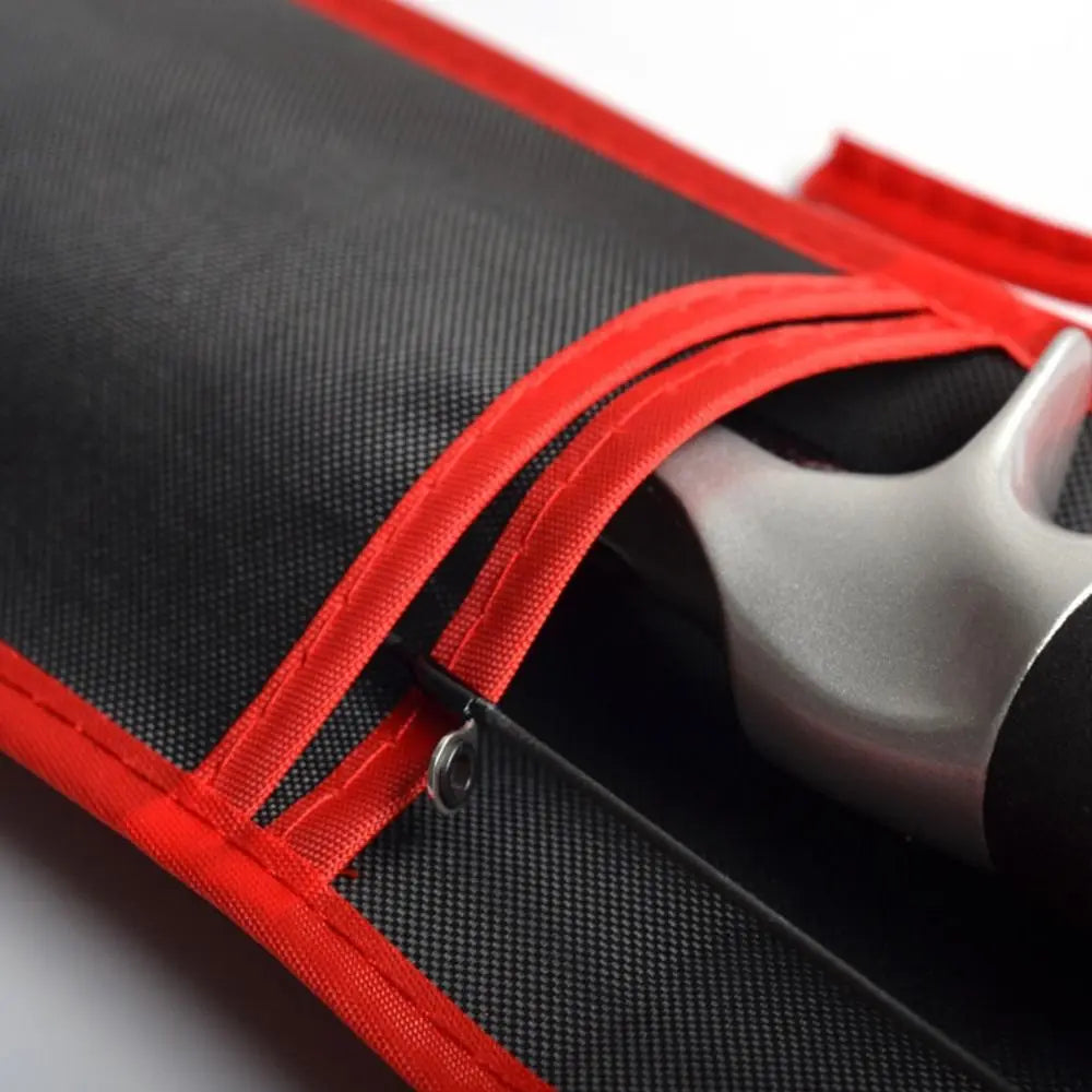 FanzyMarket fishing rod bag with double-layer tackle storage, large capacity, fits rods up to 140 cm (55 in) for outdoor fishing.
